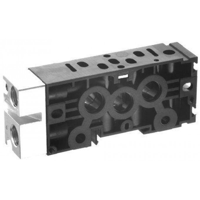 Монтажная плита, Присоединения 2 и 4 сбоку - R412004384 AVENTICS 91572