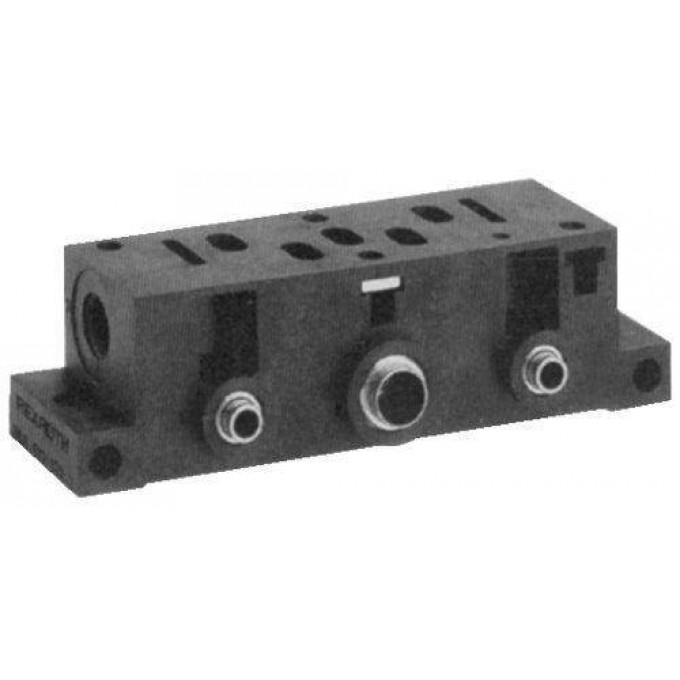 Плита одиночного монтажа, Присоединения сбоку - 8985121372 AVENTICS 91585